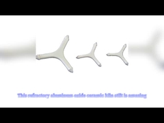 अग्निरोधक एल्यूमीनियम ऑक्साइड सिरेमिक सिरेमिक ओवन स्टिल्ट्स संक्षारण प्रतिरोध